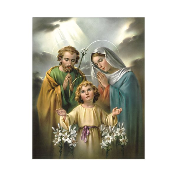 Holy Family Image - 8" X 10"