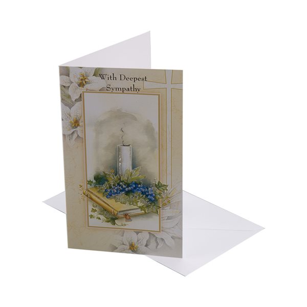 With Deepest Sympathy Card with Envelope