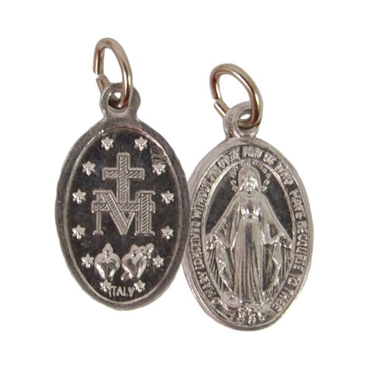 S-F Aluminum Miraculous Medal, 0.71"