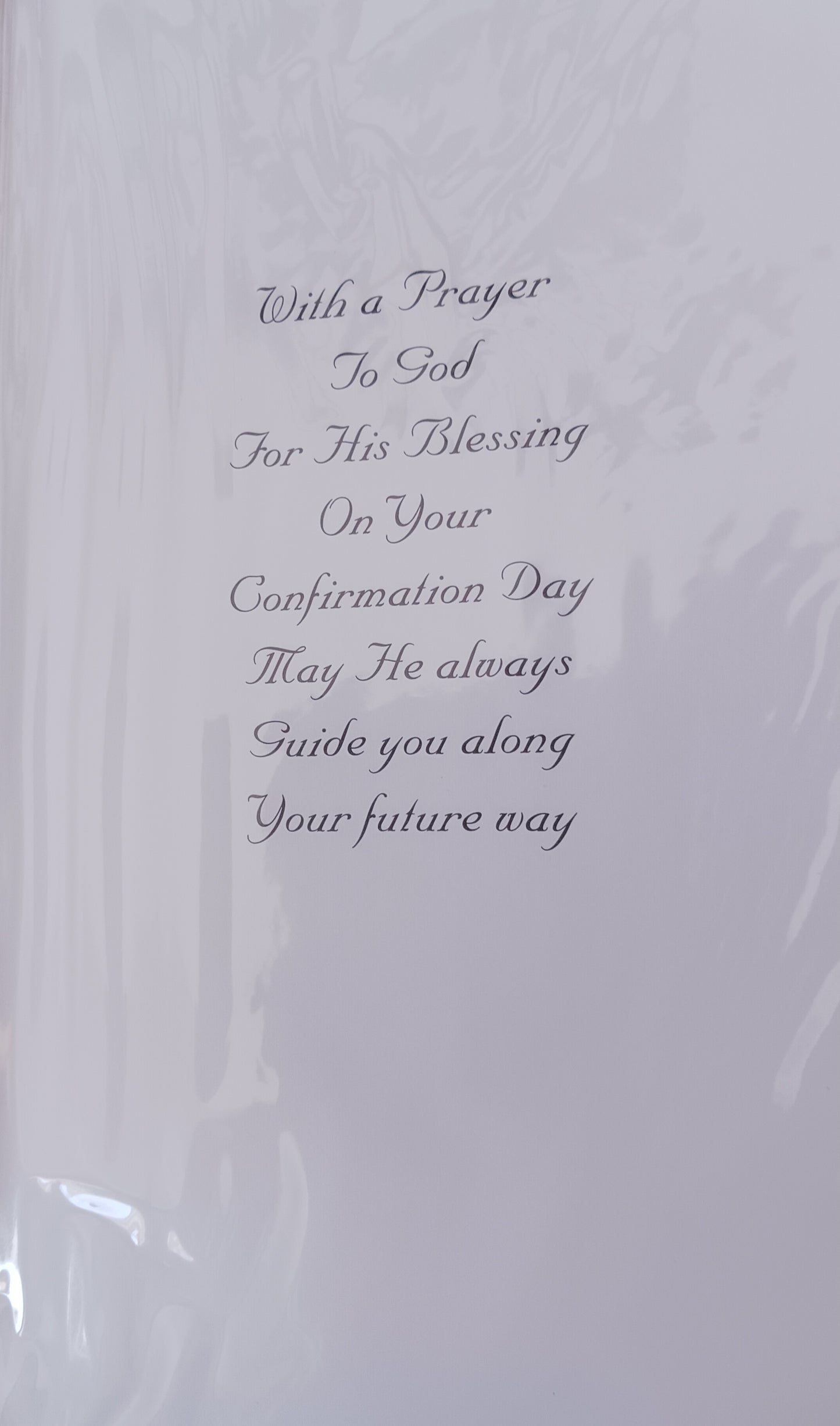 Confirmation Card w/envelope