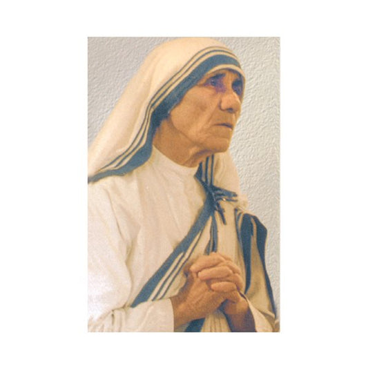 Laminated St. Mother Theresa prayer card