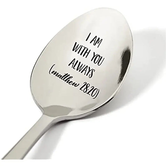 Coffee Spoon - "I am with You Always"