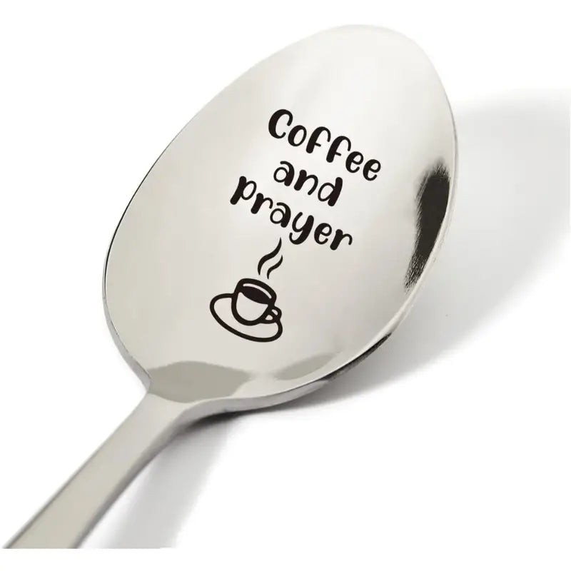 Coffee Spoon - "Coffee and Prayer"