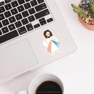 Divine Mercy Jesus Vinyl Sticker