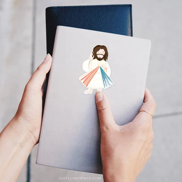 Divine Mercy Jesus Vinyl Sticker