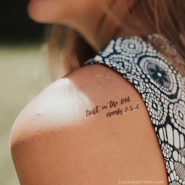 Faith over Fear Collection - Temporary Tattoos