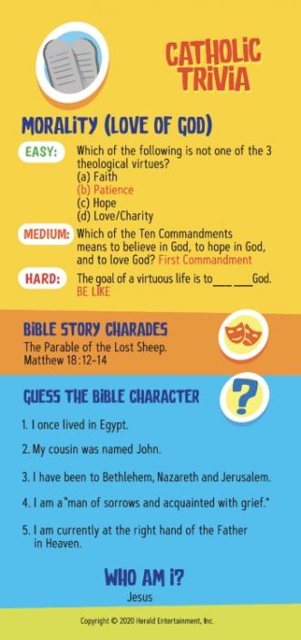 Fun-Fact-Faith Card Games