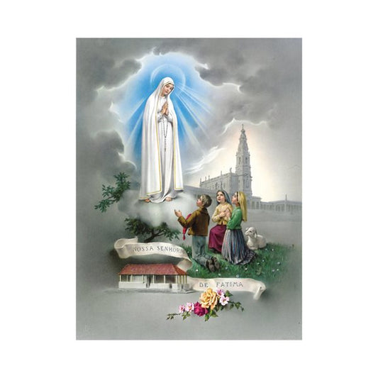 Our Lady of Fatima 6"X8" Picture