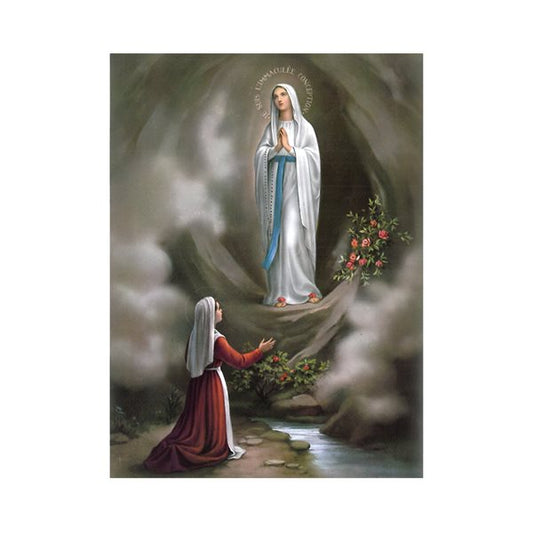 Our Lady of Lourdes 6"X8" Picture