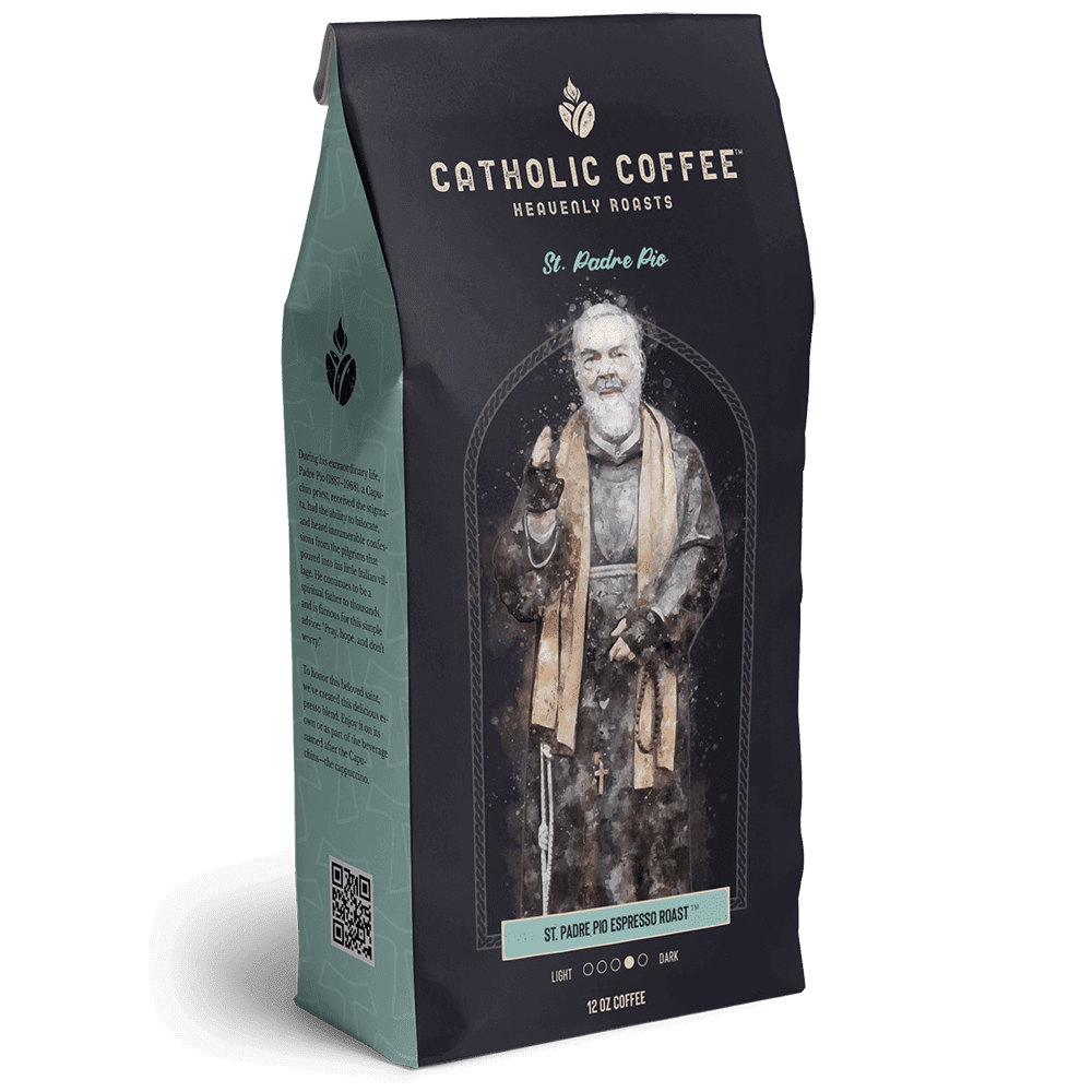 Padre Pio Espresso Roast - Medium/Dark Roast - Ground