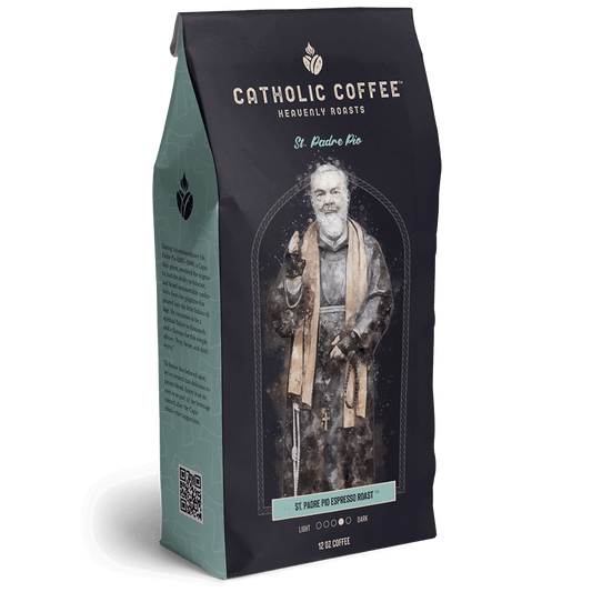 Padre Pio Espresso Roast - Medium/Dark Roast - Ground